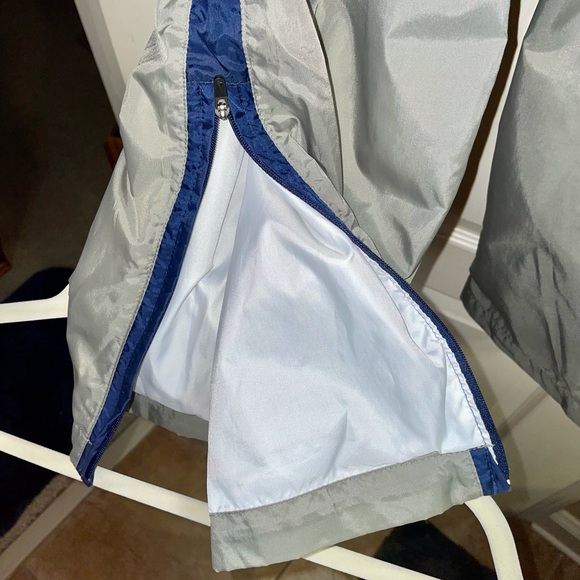 Nike Tracksuit Set (M) Gray w Blue & Silver Strip - Picture 13 of 16